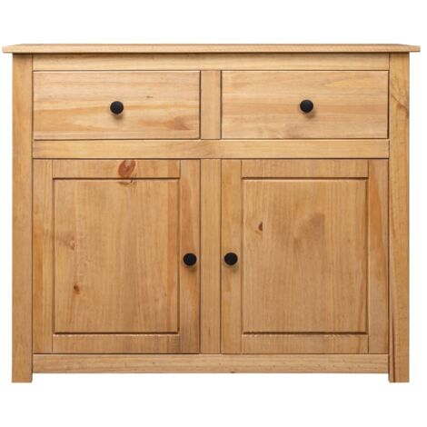 Buffet  Meuble de rangement 93x40x80 cm Pin solide Assortiment Panama