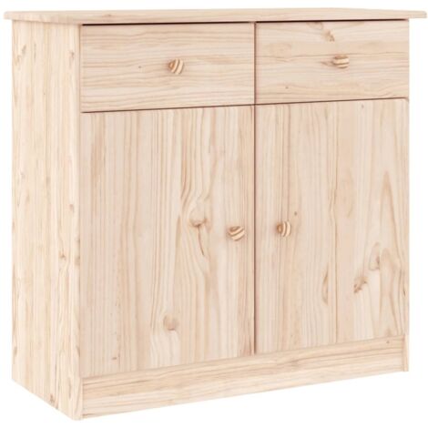 Buffet  Meuble de rangement ALTA 77x35x73 cm bois massif de pin
