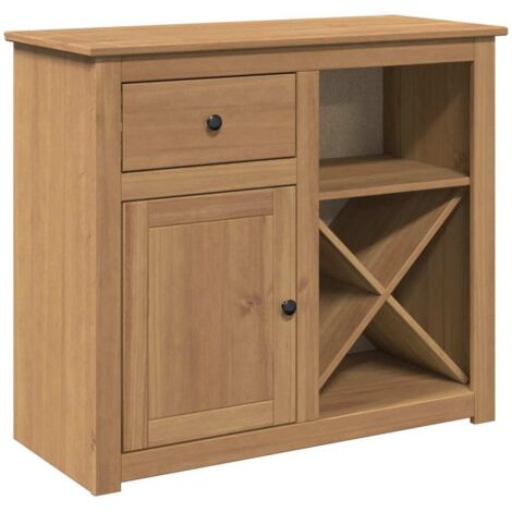 Buffet  Meuble de rangement avec tiroir PANAMA 93x40x80 cm bois massif de pin