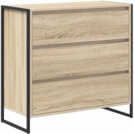 Buffet  Meuble de rangement avec tiroir Sonoma 79 x 36 x 75.5 cm Bois d'ingénierie