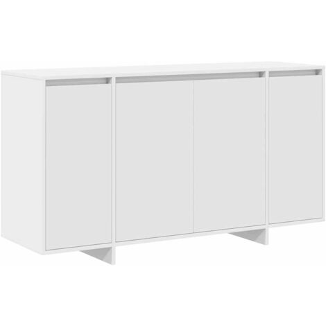 Buffet Meuble de rangement Blanc 135 x 41 x 75 cm Bois d'ingénierie