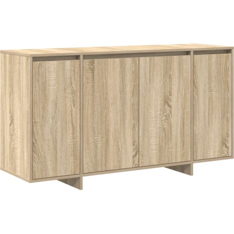 Buffet Meuble de rangement Chêne Sonoma 135 x 41 x 75 cm Bois d'ingénierie