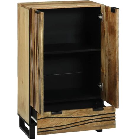 Buffet  Meuble de rangement Marron 60 x 33 x 100 cm bois de manguier massif