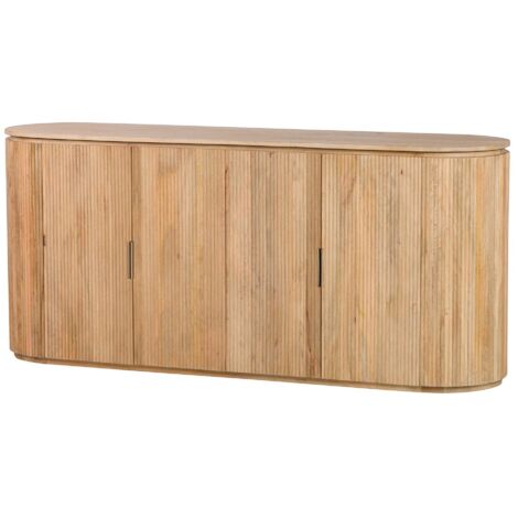 Buffet Myra en bois de manguier brun 180 x 45 x 80 cm