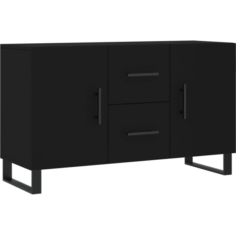 Vidaxl - Buffet noir 100x36x60 cm bois d'ingénierie
