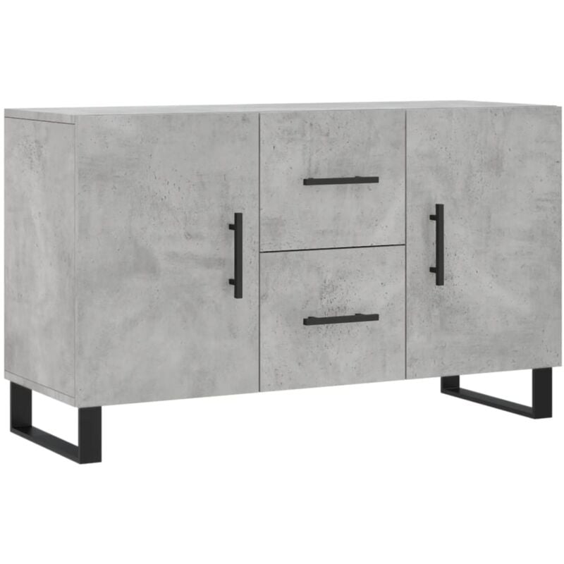 Vidaxl - Buffet gris béton 100x36x60 cm bois d'ingénierie