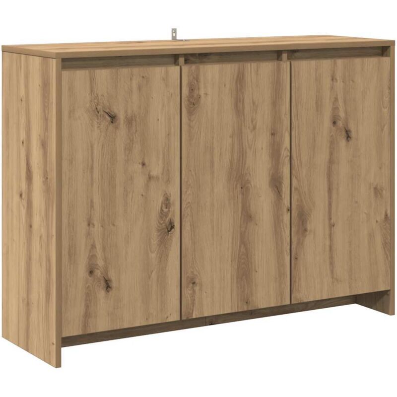 Vidaxl - Buffet chêne artisanal 102x33x75 cm bois d'ingénierie