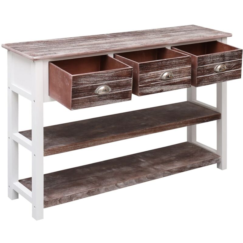 Vidaxl - Buffet Antique Marron 115x30x76 cm Bois