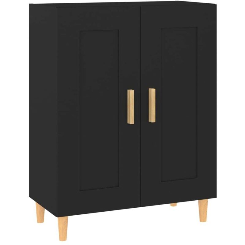 Vidaxl - Buffet Noir 69,5x34x90 cm Bois d'ingénierie