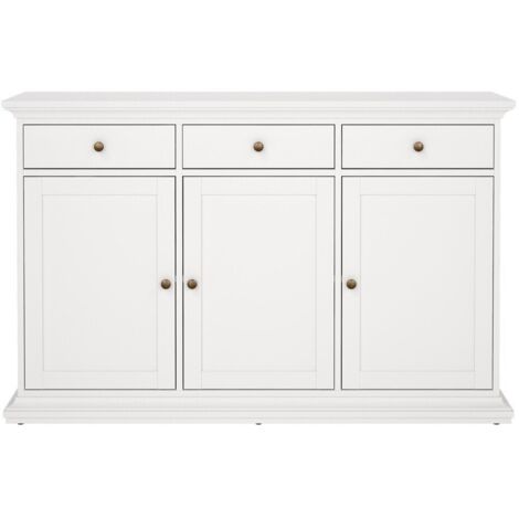 buffet "paris" con 3 cassetti e 3 ante, 143,7x91,7x46,1 cm