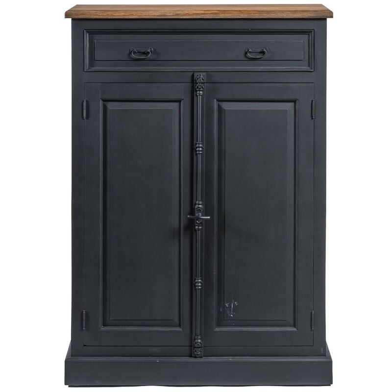 Buffet parisien en bois 2 portes 1 tiroir - dalila