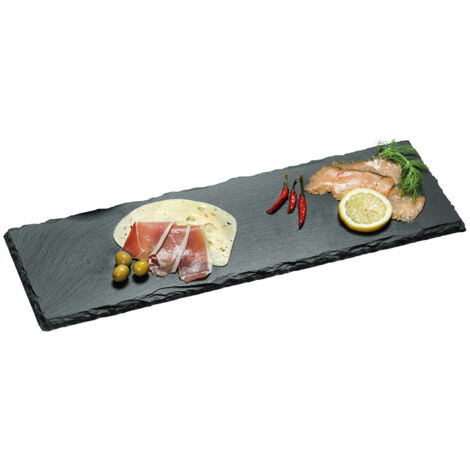 Buffet-Platte, Schneidebrett, Servierbrett, Küchenbrett, Küchenzubehör, Schiefer