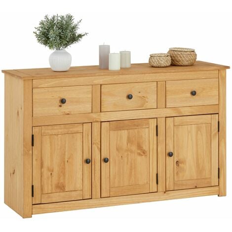 Buffet salle à manger CANCUN L 135 cm en bois - Finition laquée