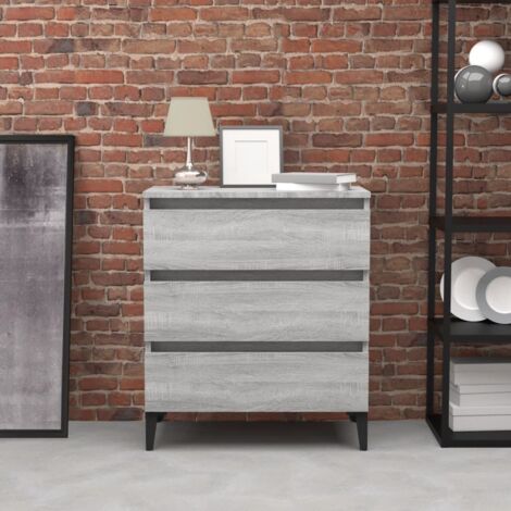 Buffet Sonoma Grau 60x35x69 cm Ingenieurholz