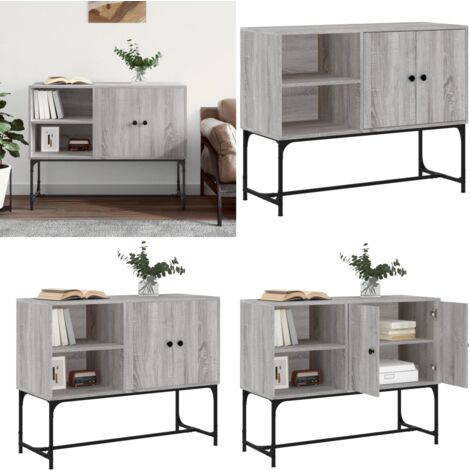 Buffet sonoma gris 100x40x79,5 cm bois d'ingénierie - Buffet Industriel - Meuble De Rangement - Armoire - Commode - Mobilier - Home & Living
