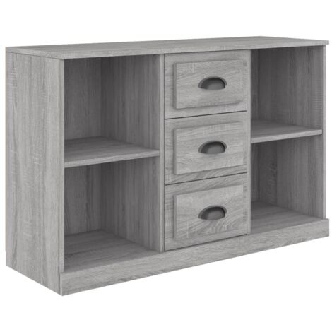 Buffet sonoma gris 104,5x35,5x67,5 cm bois d'ingénierie vidaXL
