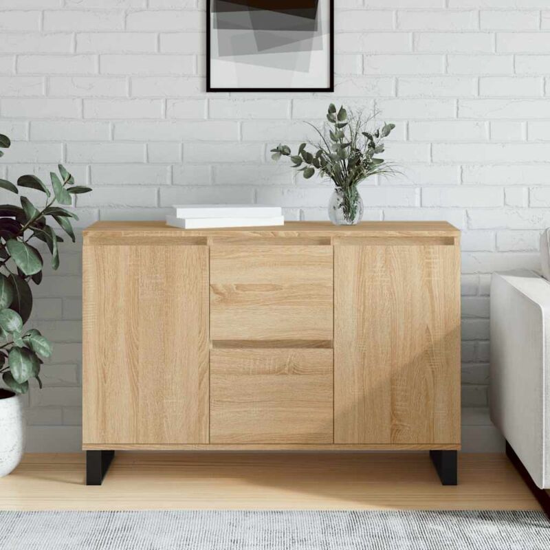 Vidaxl - Buffet chêne sonoma 104x35x70 cm bois d'ingénierie