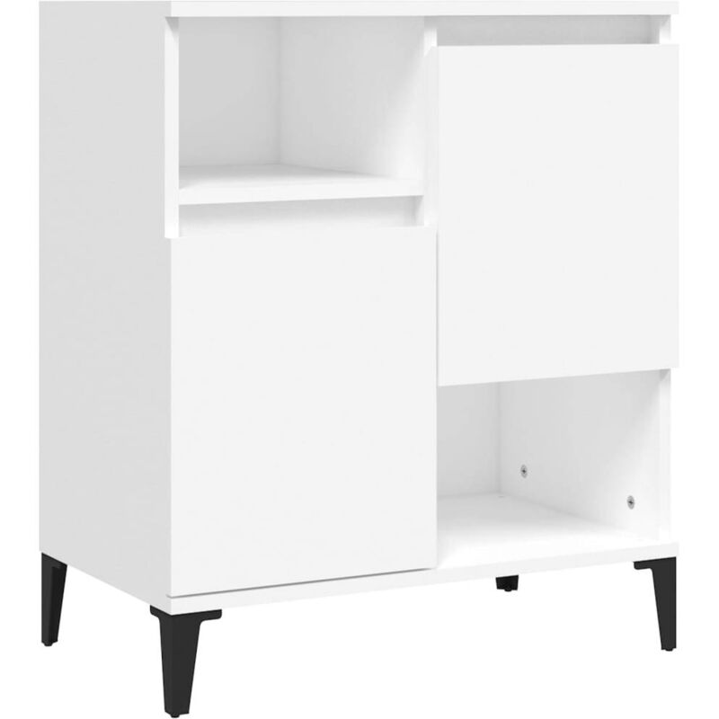 Vidaxl - Buffet Blanc 60x35x70 cm Bois d'ingénierie