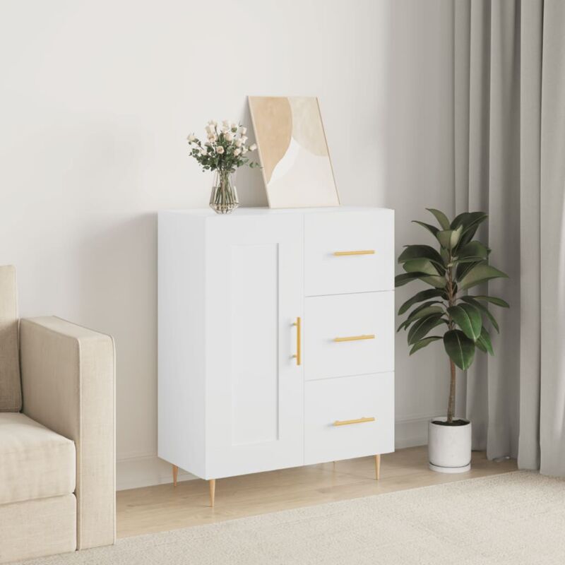 Vidaxl - Buffet blanc 69,5x34x90 cm bois d'ingénierie