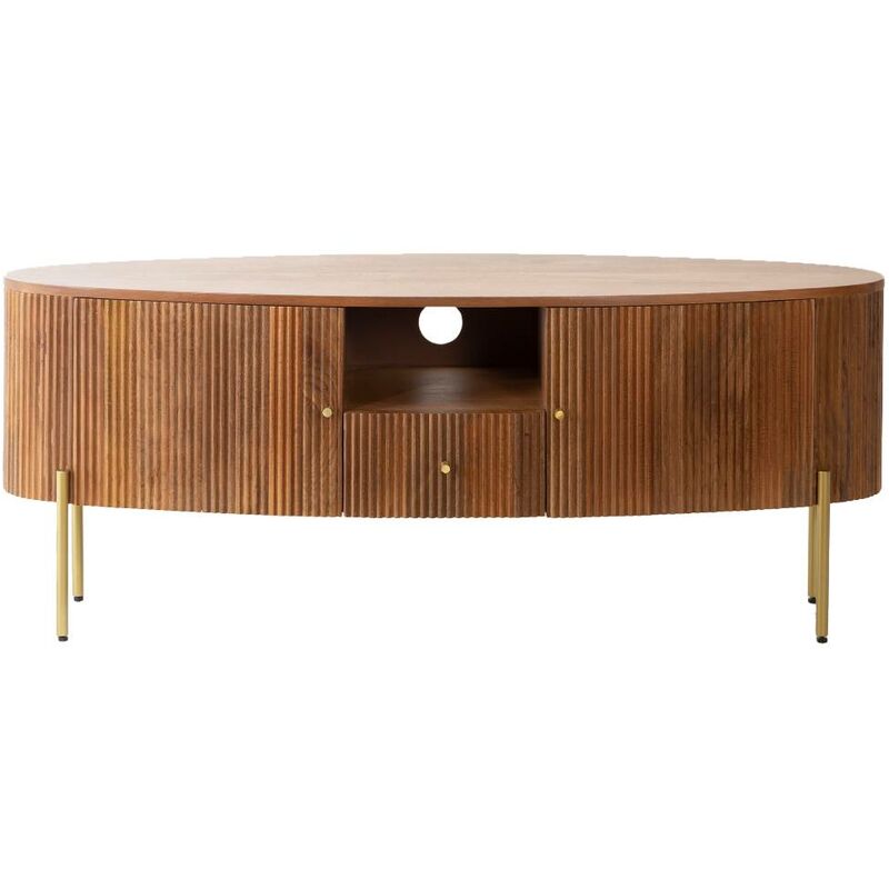 Meuble tv en bois de manguier Cécile