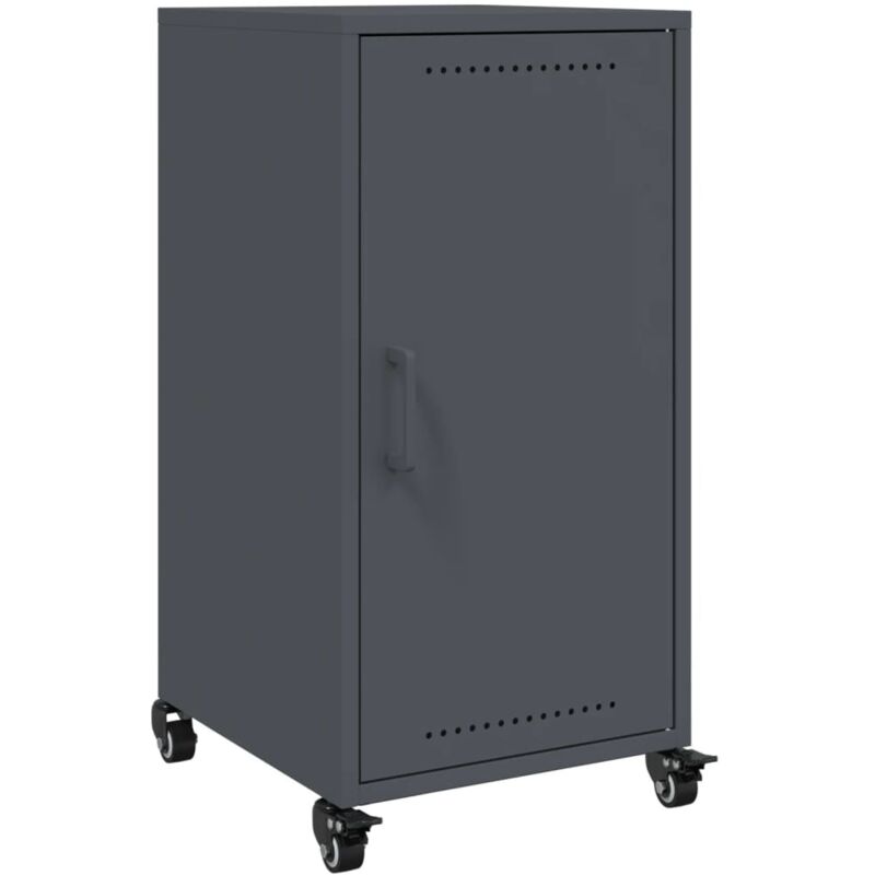 Vidaxl - Buffet anthracite 36x39x72 cm acier