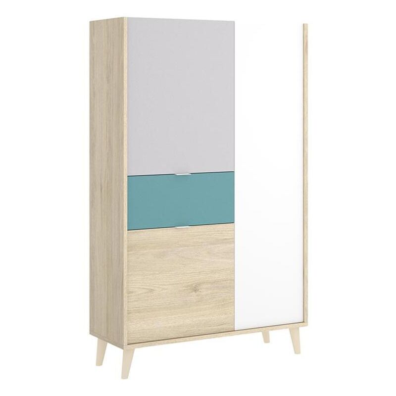Buffet haut bica - 3 portes 1 tiroir - Multicolore