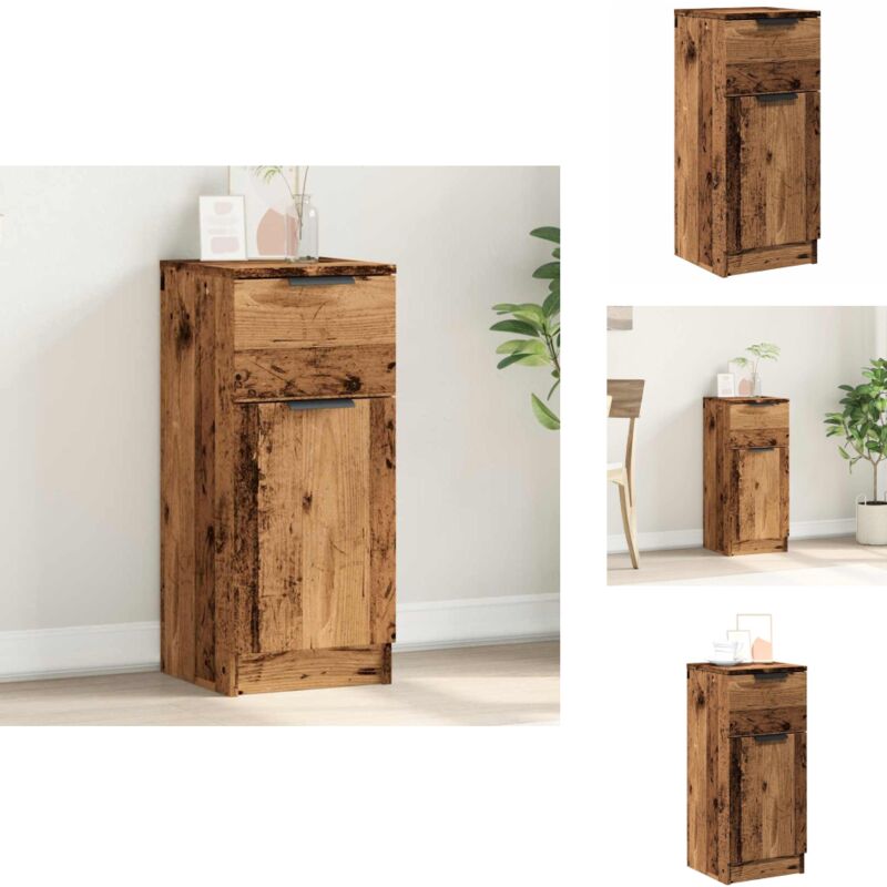 Vidaxl - Buffet vieux bois 30x30x70 cm bois d'ingénierie - Buffet - Buffets - Armoire - Placard