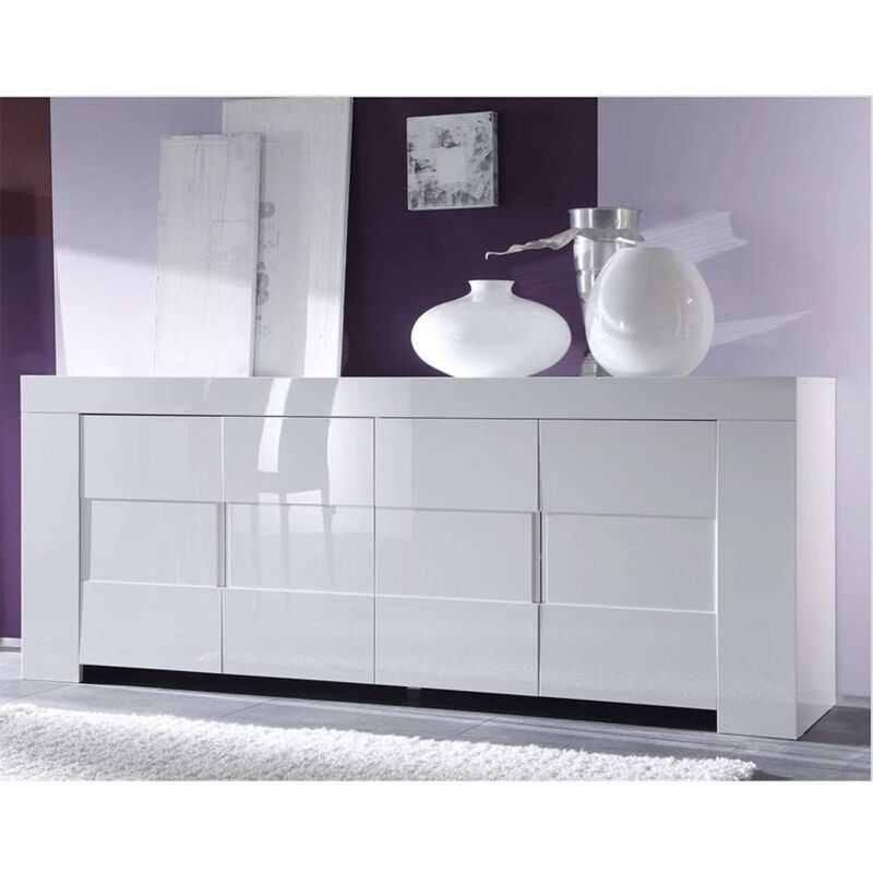 Buffet ZEOS 210 cm blanc
