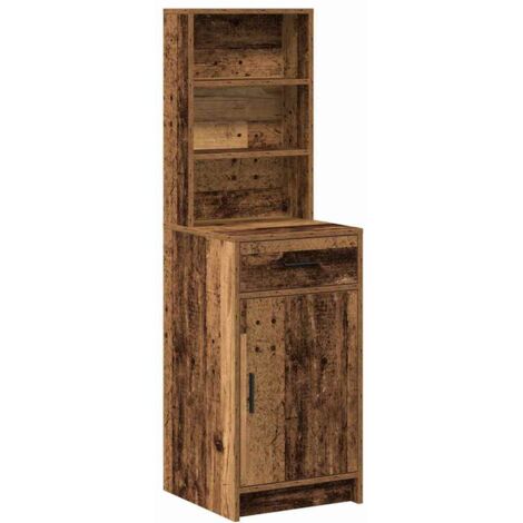 Buffet,Bahut,Haut Armoire Bois ancien 40 x 40,5 x 135 cm Bois d'ingénierie CFW37774