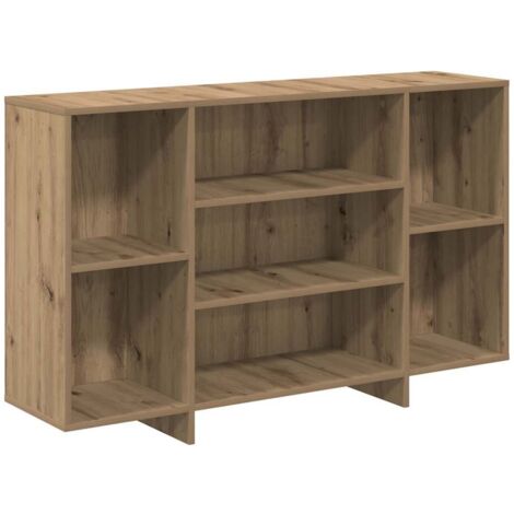 Buffet，Bahut，Meuble de Rangement chêne artisanal 120 x 30 x 75 cm Bois d'ingénierie CFW31954