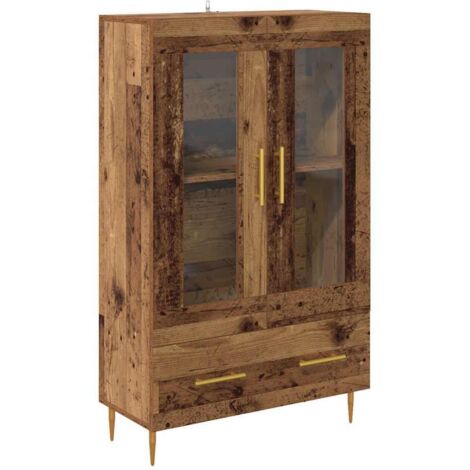 Buffet,Haut Armoire avec tiroir Bois Ancien 69,5 x 31 x 115 cm CFW536817
