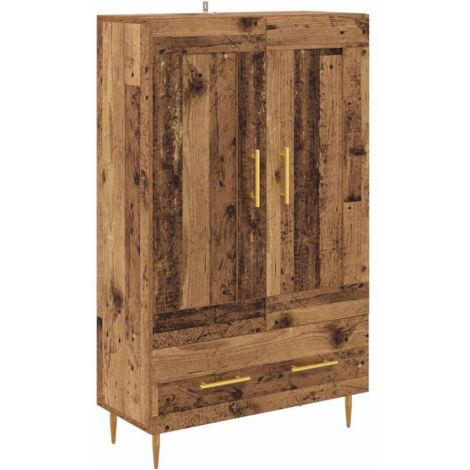 Buffet，Haut Armoire Bois Ancien 69,5 x 31 x 115 cm Bois d'ingénierie CFW836253