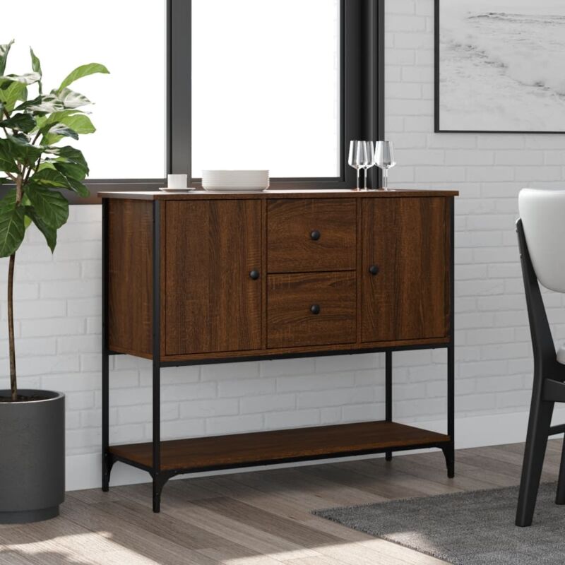 Vidaxl - Buffet chêne marron 100x36x85 cm bois d'ingénierie