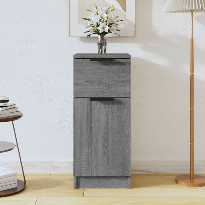 Vidaxl - Buffet Sonoma gris 30x30x70 cm Bois d'ingénierie