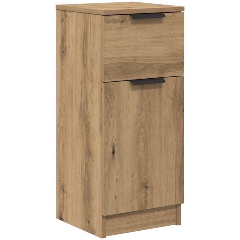 Vidaxl - Buffet chêne artisanal 30x30x70 cm bois d'ingénierie