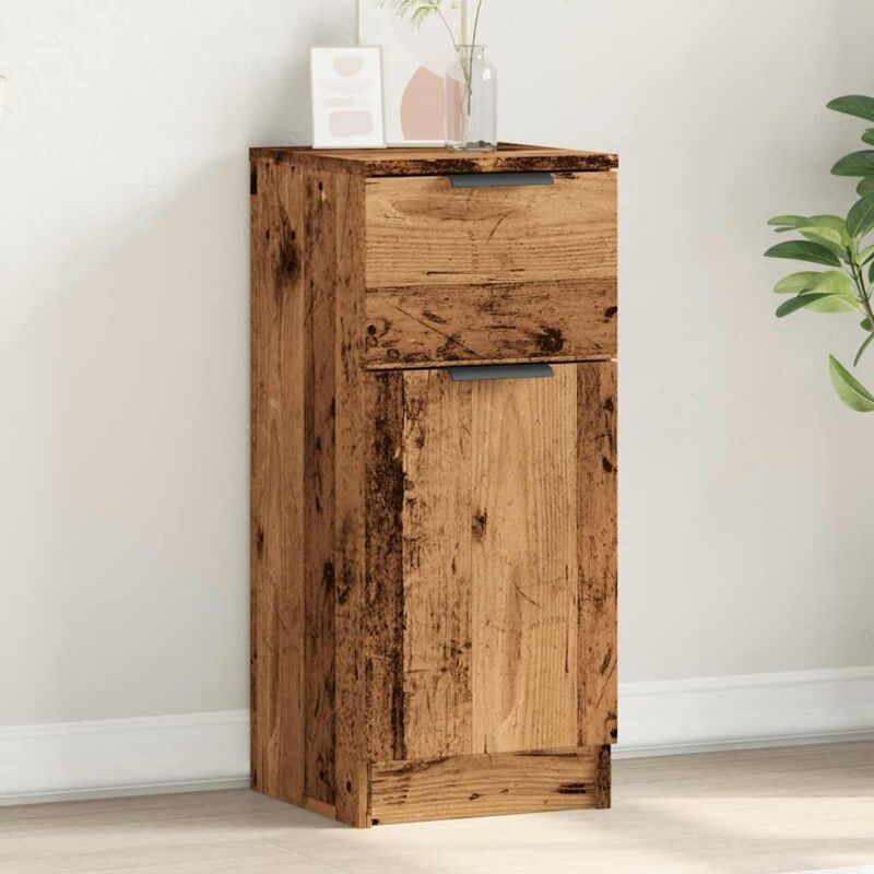 Vidaxl - Buffet vieux bois 30x30x70 cm bois d'ingénierie
