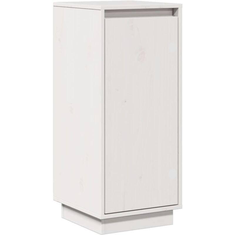 Vidaxl - Buffet Blanc 31,5x34x75 cm Bois massif de pin
