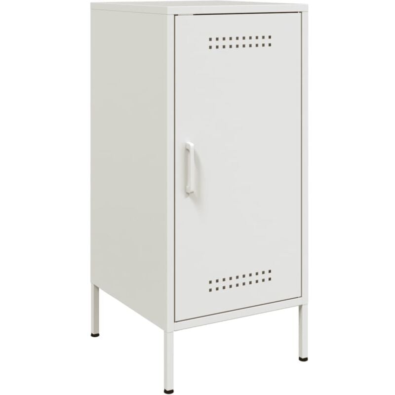 Vidaxl - Buffet blanc 36x39x79 cm acier