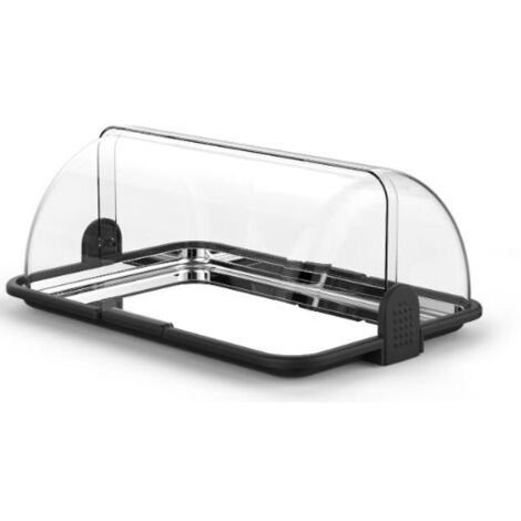 Buffetvitrine mit Rolltop-Abdeckung 465 x 315 x 195 mm - Hendi 871775