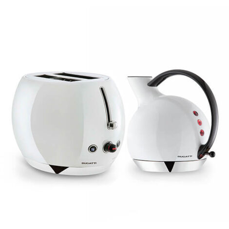 Bugatti Giulietta Kettle and Romeo Toaster Set White