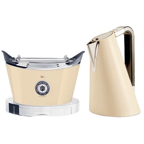 Bugatti Vera Easy Kettle and Volo Toaster Set Cream