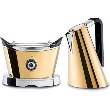 Bugatti Vera Easy Kettle and Volo Toaster Set Gold