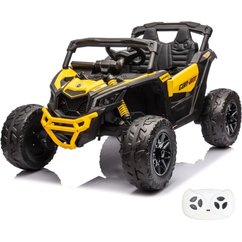 Berghoff - Can-Am Maverick r - Buggy Électrique 12V - 4x4 - 1 à 6 ans - Jaune