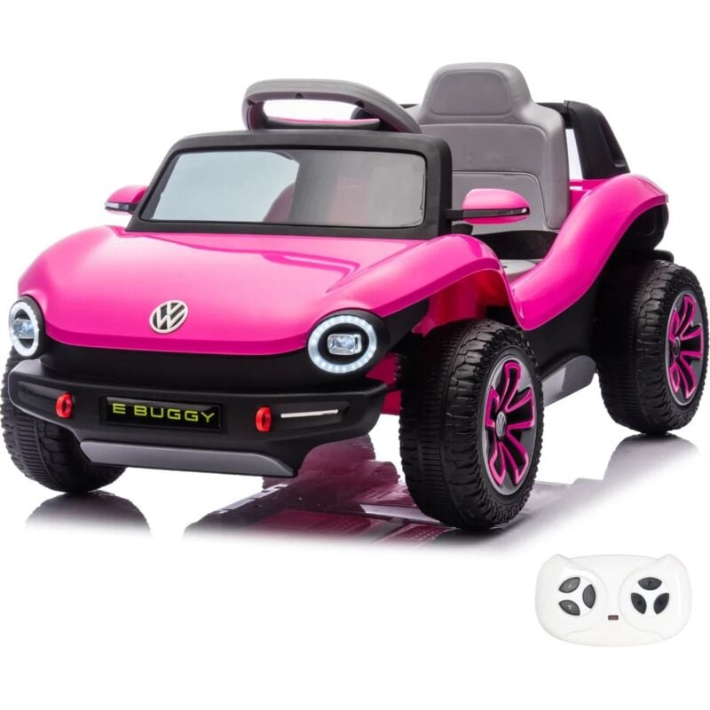 Berghoff - Buggy Électrique pour Enfants 12V - Volkswagen E-Buggy - 1 à 5 ans - Rose