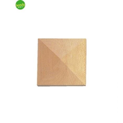 Bugna decorlegno piramide faggio 1,5 x 7 x 7 cm