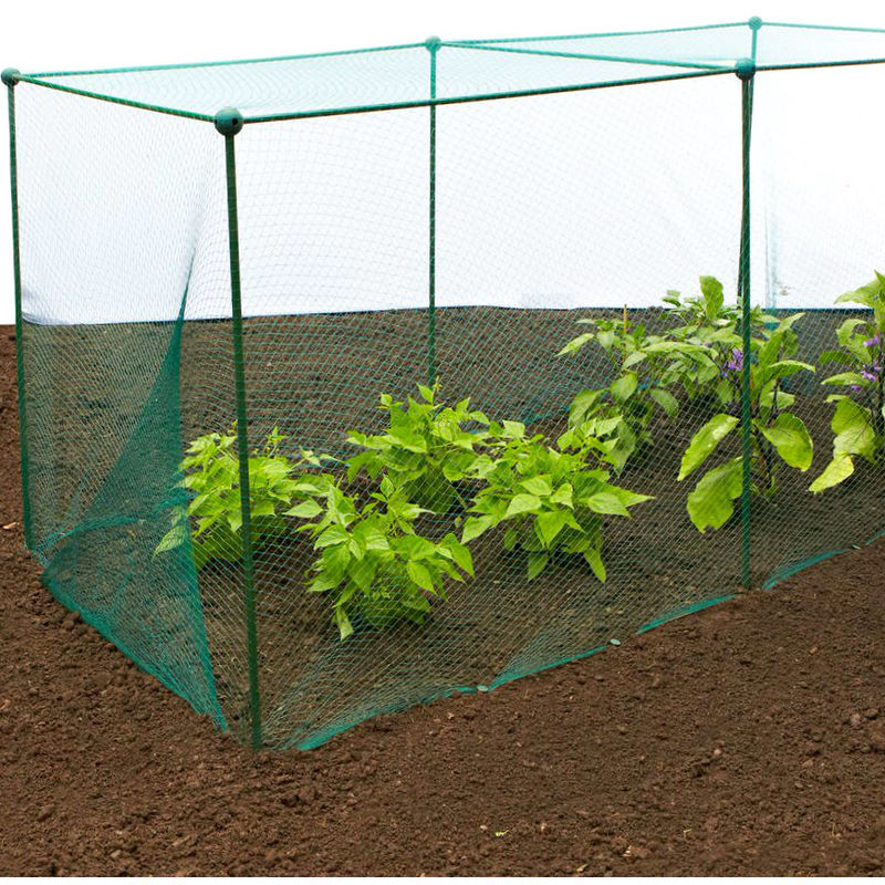 Gardenskill - Build-a-Cage Fruit & Veg Cage with Bird Net - 3m x 1m x 1.25m high