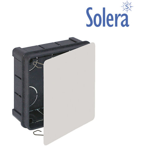 Build-Wolfpack 19030705-In-scatola di giunzione con coperchio, 100 x 100 x 45 mm, con gancio In metallo