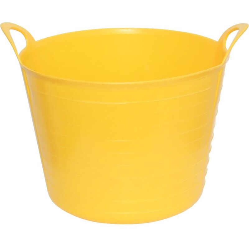 Flexi Tub 42LTR Builders Bucket Yellow - Sitesafe