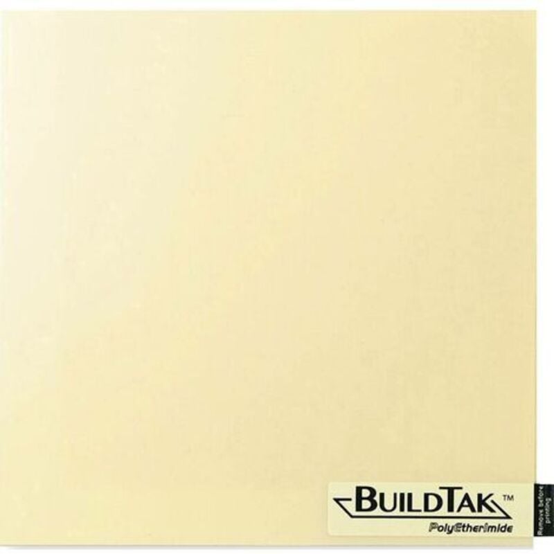 Feuille de lit d'impression pei 254 x 254 mm pei PEI10X10 - Buildtak