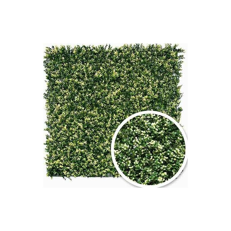 Feuillage artificiel buis 1m x 1m, l 16 m - vert